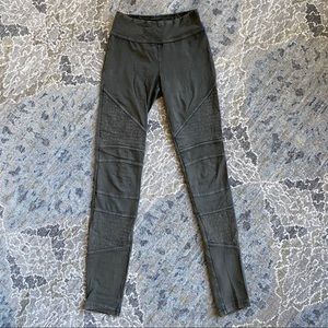 Sun & Shadow Moto leggings